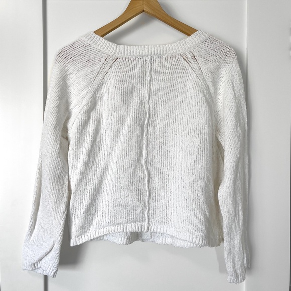 Habitat White Cotton Button Up Cardigan - Picture 3 of 8